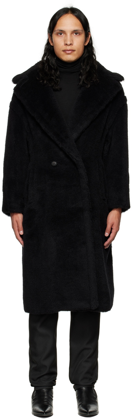 Max mara black 2024 teddy bear coat