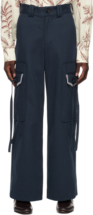 Photo: S.S.Daley Navy Josh Cargo Pants