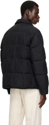 Stone Island Black 4100033 Micro Twill Down Jacket
