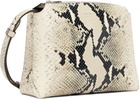 KHAITE Off-White & Black Lina Crossbody Bag