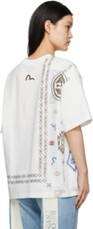 Evisu White Printed T-Shirt