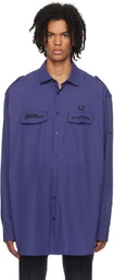 Raf Simons Blue Fred Perry Edition Shirt