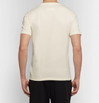 Maison Margiela - Shell-Trimmed Cotton-Jersey T-Shirt - Men - Cream