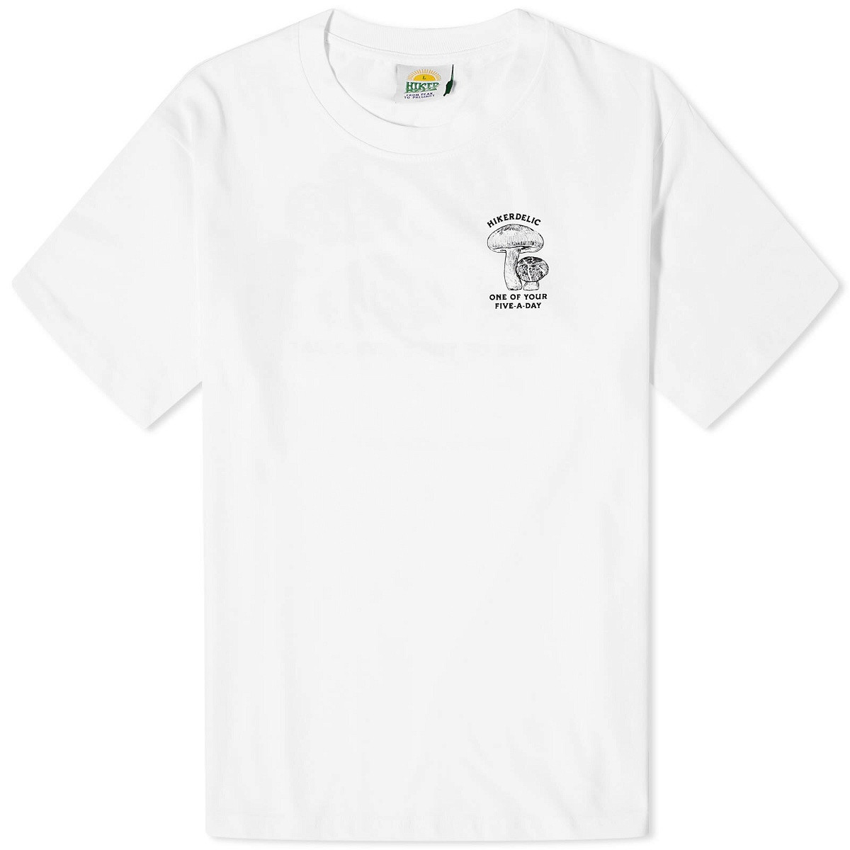 Photo: Hikerdelic Men's 5 a Day T-Shirt in White