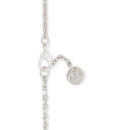 A.P.C. - Benoit Silver-Tone and Resin Chain Necklace - Silver
