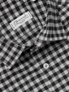 Charvet - Checked Cotton-Flannel Shirt - Gray