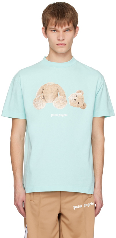 Photo: Palm Angels Blue Bear T-Shirt