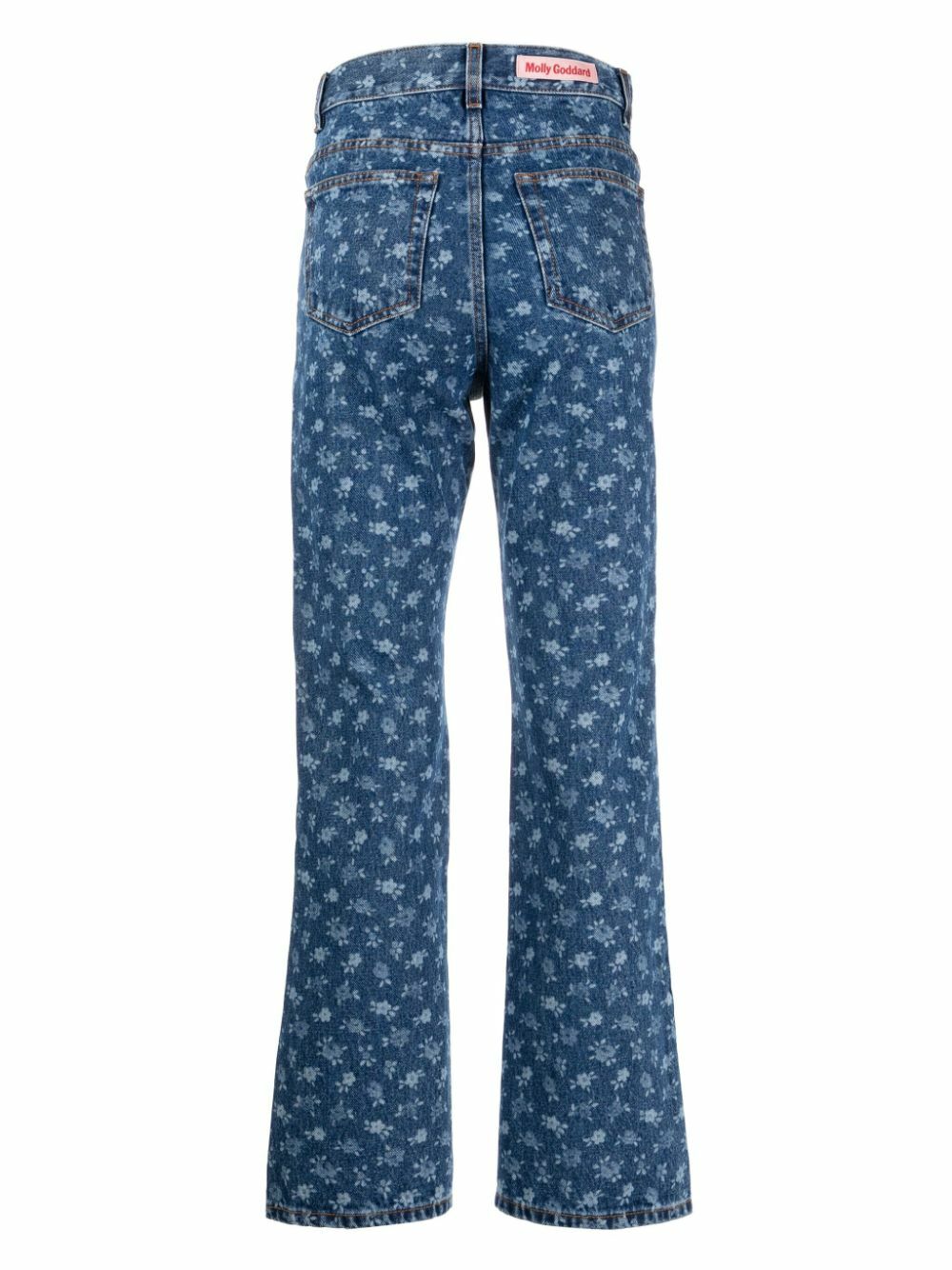Molly Goddard Blue Dorianna Flared Jeans