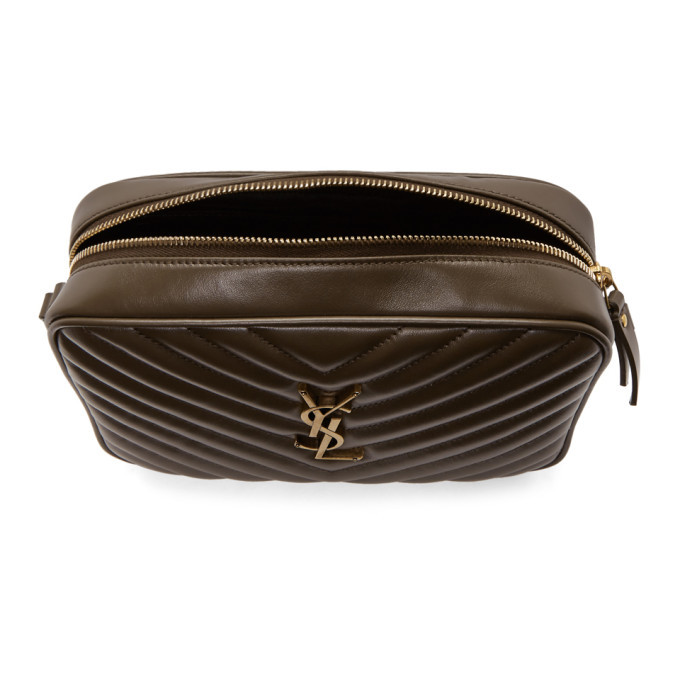 Saint Laurent Brown Medium Lou Camera Bag Saint Laurent