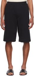 Jil Sander Black Cotton Shorts