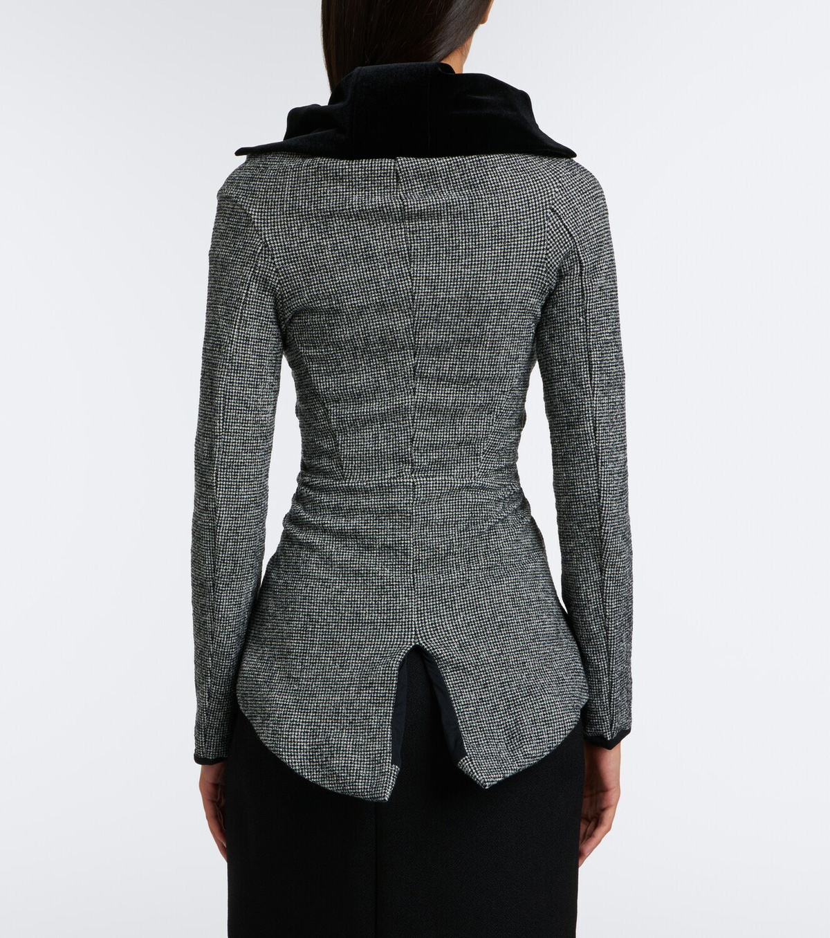 Junya Watanabe Houndstooth wool-blend jacket