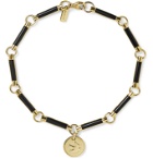 Foundrae - Spero 18-Karat Gold Onyx Bracelet - Gold