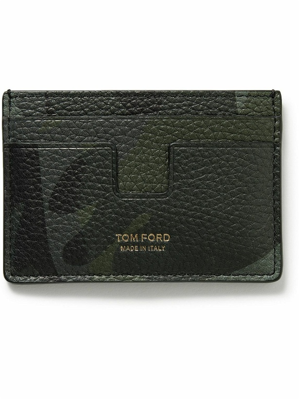 Photo: TOM FORD - Camouflage-Print Full-Grain Leather Cardholder