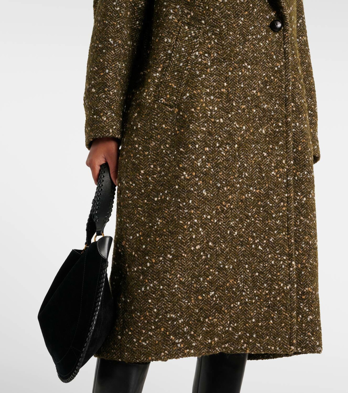 【Marant Etoile】 Horiaウールブレンドラップコート Marant Etoile Horia wool-blend wrap coat Isabel Marant Etoile