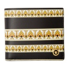 Versace Black and Gold Barocco Wallet