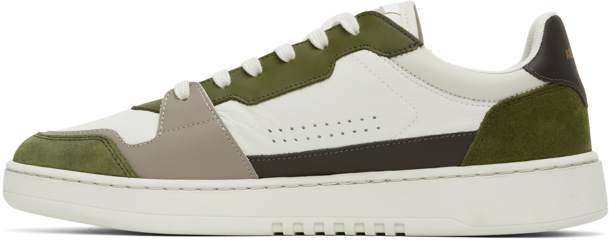 Axel Arigato Off-White & Green Dice Lo Sneakers Axel Arigato