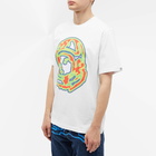 Billionaire Boys Club Men's Heat Map Helmet Logo T-Shirt in White