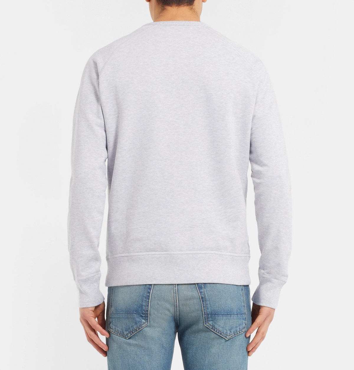 SALLE PRIVÉE - Cole Mélange Loopback Cotton-Jersey Sweatshirt - Gray