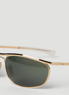 Ray-Ban - Olympian Aviator Sunglasses in Gold