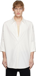 Fax Copy Express White Oversized Shirt