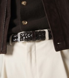Lardini Braided leather belt
