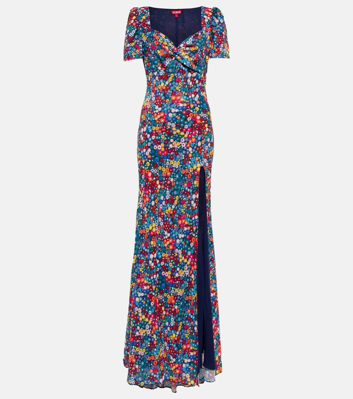 Staud - Lea crpe floral maxi dress Staud