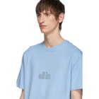 all in SSENSE Exclusive Blue Wavy T-Shirt
