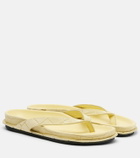 Jacquemus Tatanes suede thong sandals