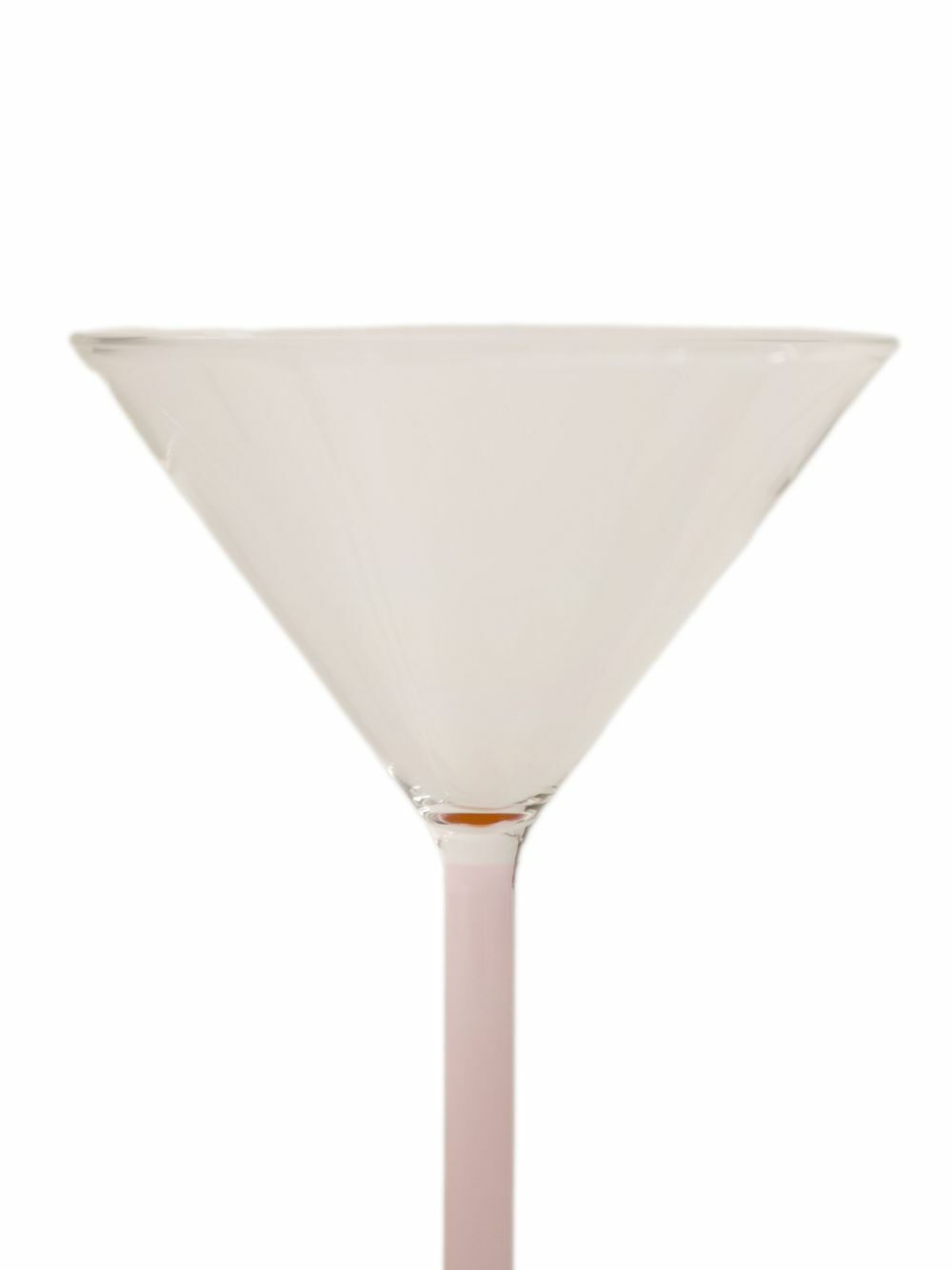 Sophie Lou Jacobsen Multicolour Glass And Stainless Steel Two Martini Glasses