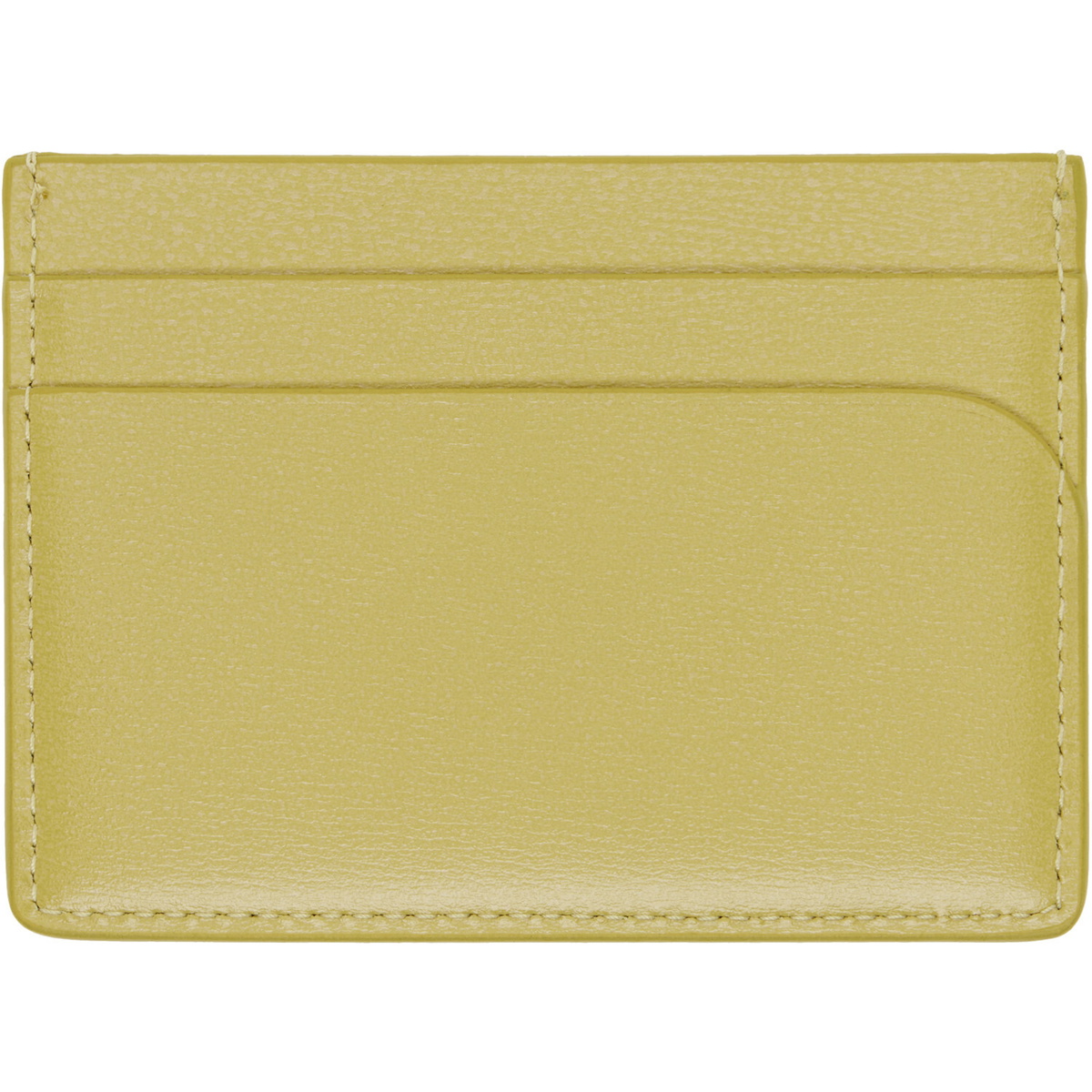 Jil Sander Green Curve Card Holder