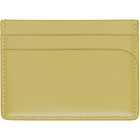 Jil Sander Green Curve Card Holder