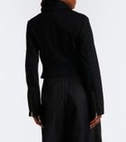 Alaïa Denim biker jacket