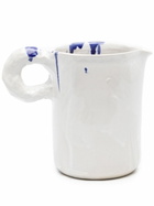 NIKO JUNE White Studio Ceramic Pitcher