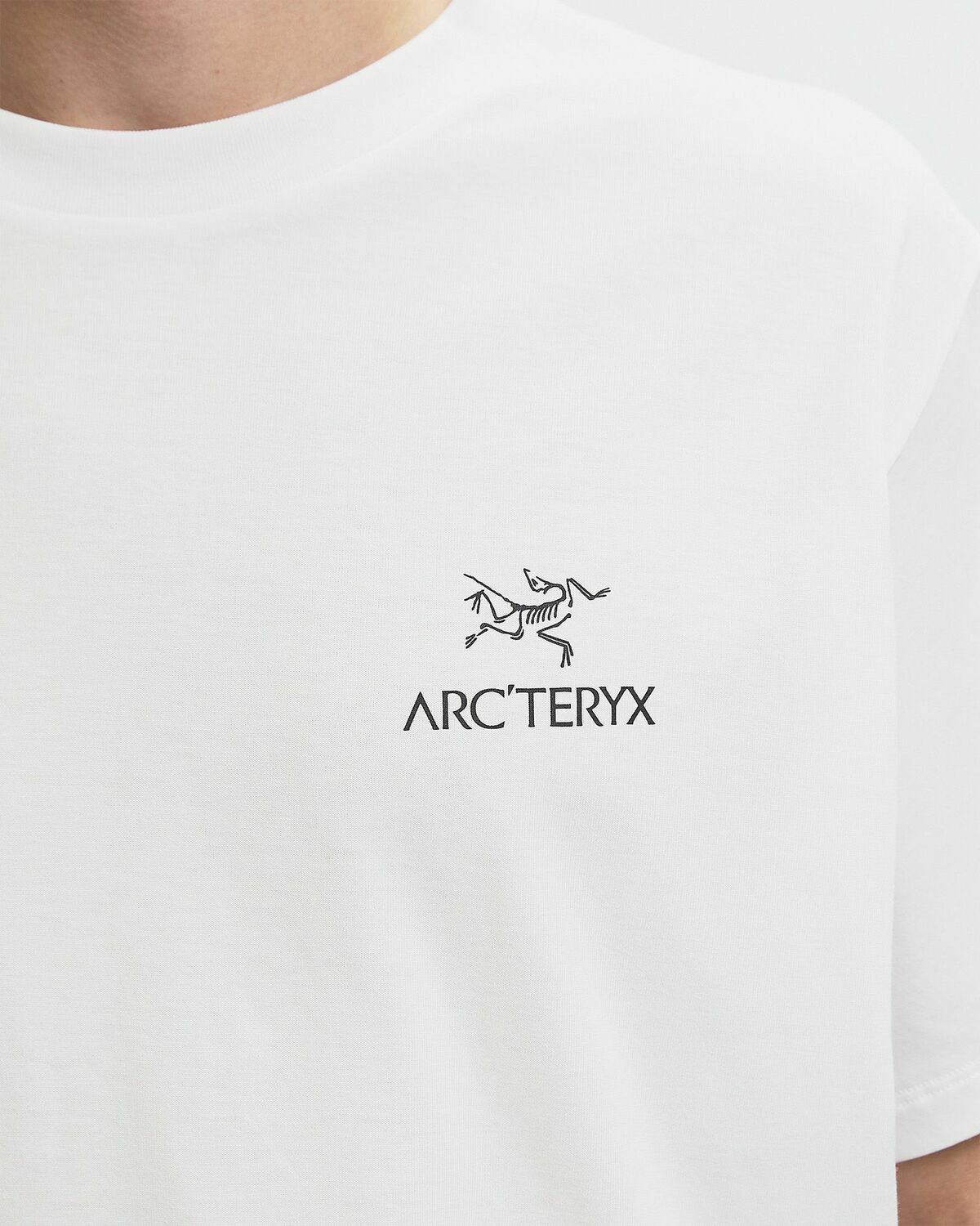 Arc´teryx Kragg SL Cotton Bird Word SS White Mens Shortsleefe