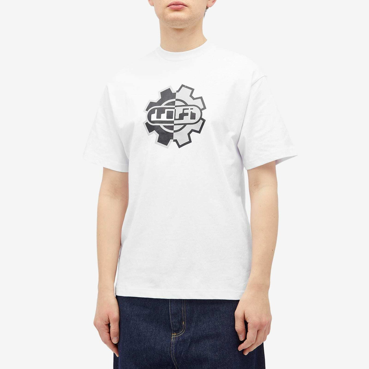 Lo-Fi Men's Gear T-Shirt in White