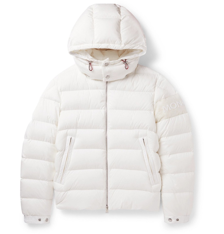 Photo: Moncler - Aravis Hooded Quilted Shell Down Jacket - White