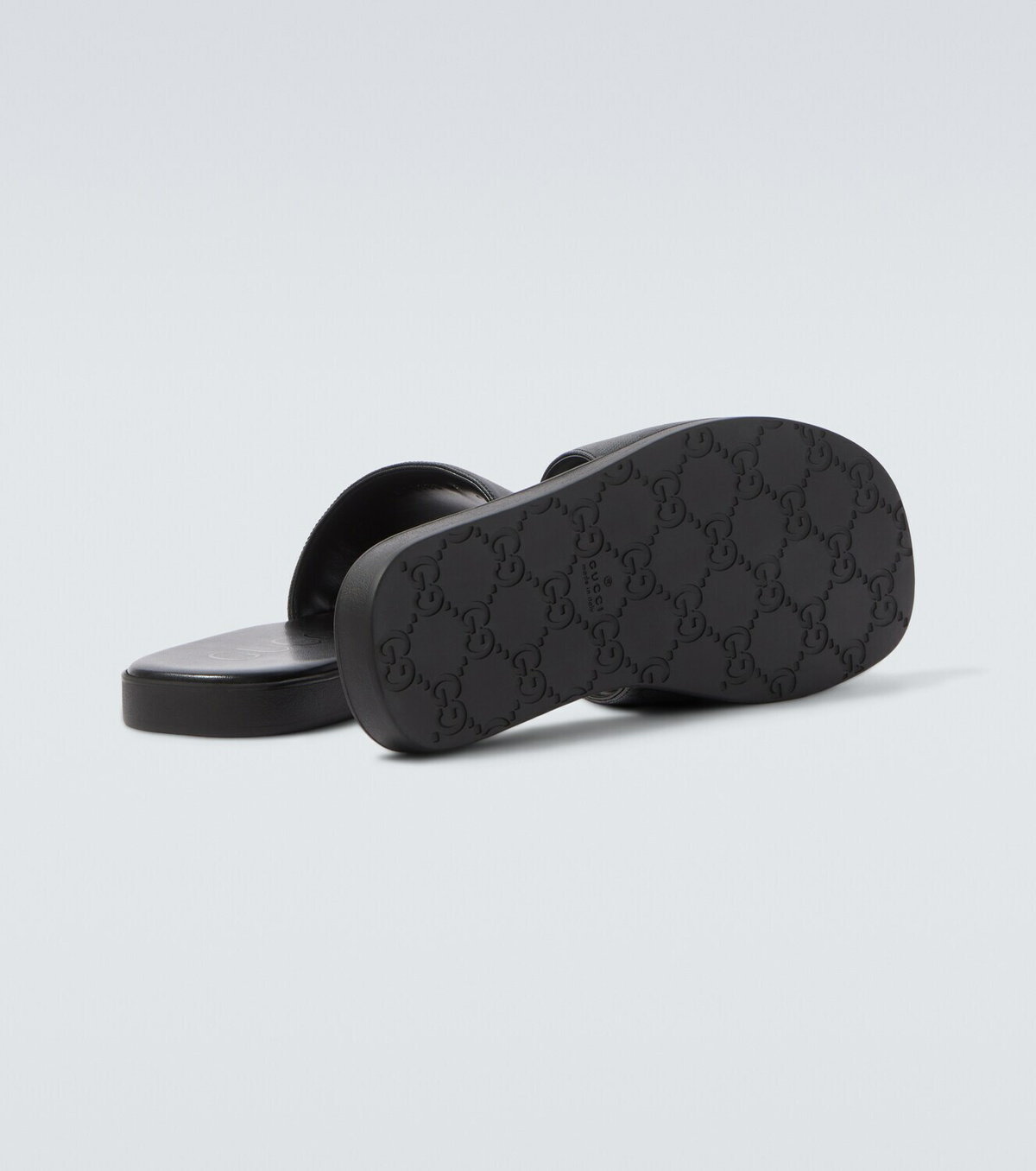 Gucci GG canvas slides
