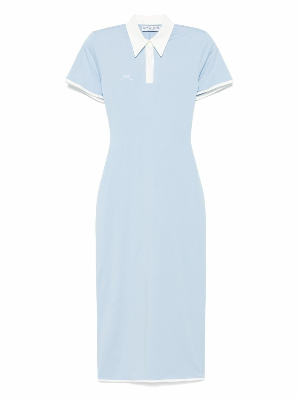 Rowen Rose Embroidered-Logo Polo Dress
