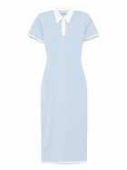 Rowen Rose Embroidered-Logo Polo Dress