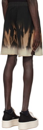 Rick Owens DRKSHDW Black Porterville Long Boxers Shorts