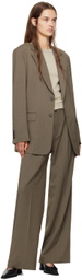 Filippa K Taupe Davina Wool Blazer