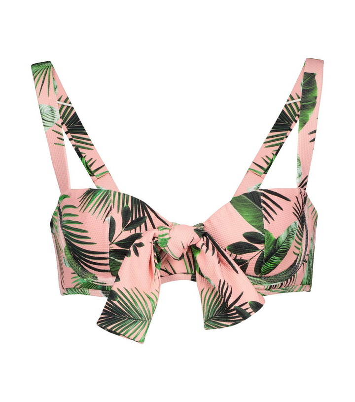 Photo: Alexandra Miro Clara palm-print bikini top