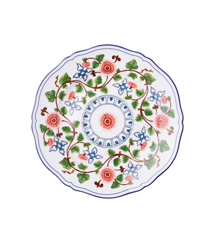 Photo: Cabana x Ginori 1735 Martina floral porcelain dinner plate