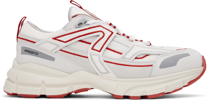 Photo: Axel Arigato White & Red Marathon R-Trail Sneakers