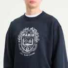 A.P.C. Men's x Marc Jacobs The Paris Crew Neck Sweatshirt in Dark Navy
