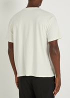 Duke And Dexter Mon Cheri Printed Cotton T-shirt White