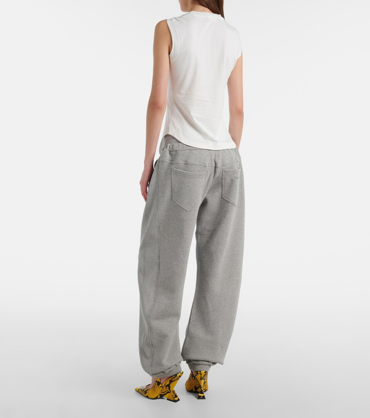 The Attico Cotton jersey sweatpants