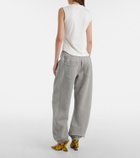 The Attico Cotton jersey sweatpants