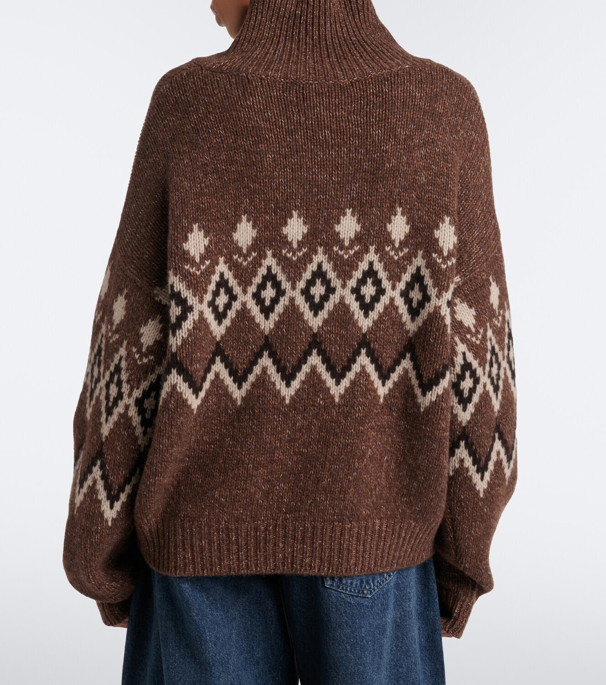 Lisa Yang Gudrun Fair Isle jacquard cashmere sweater