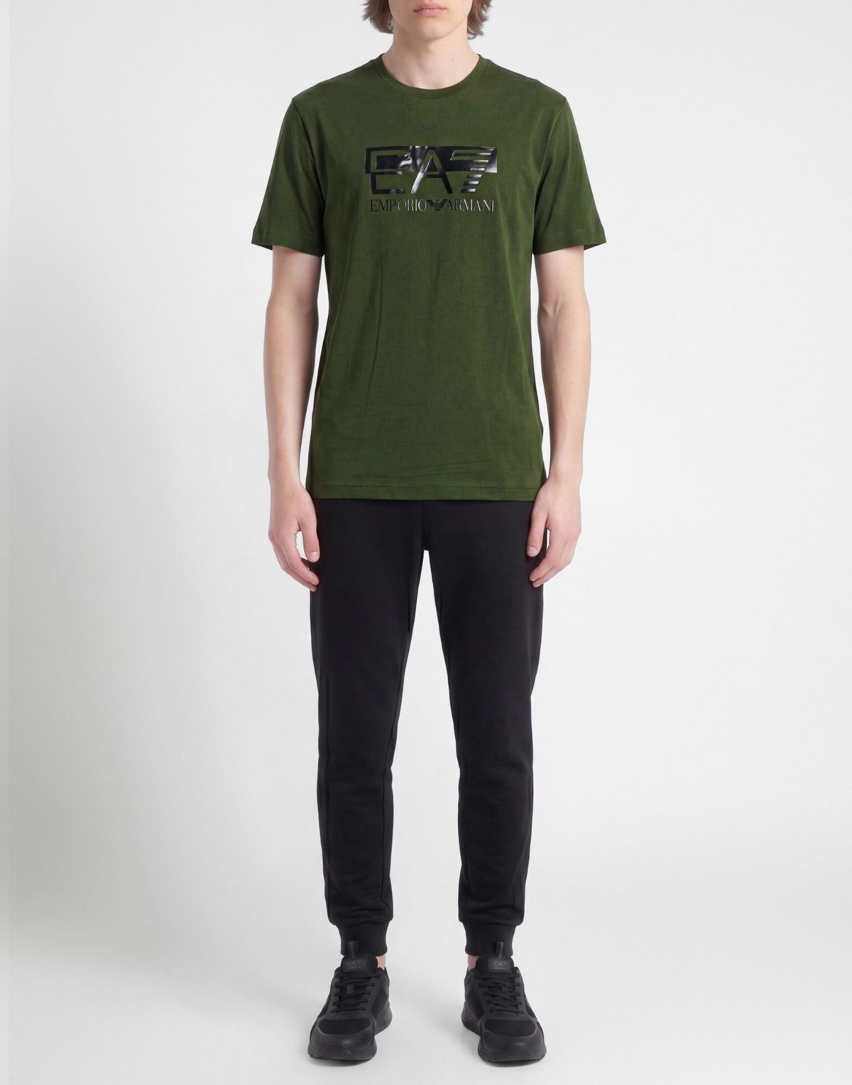 Ea7 Mens T-shirt Military in Green
